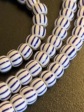 Vintage Blue White Striped