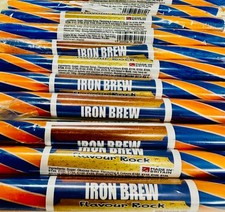 Iron Brew Rock 10 Sticks – Iron Brew Flavour Seaside Rock Candy Handmade UK