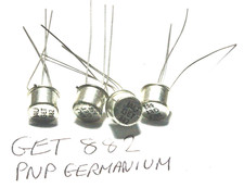 GET 882 (OC44/2N2614) PNP Germanium Transistor  NOS Tested OK  x 4 Transistors
