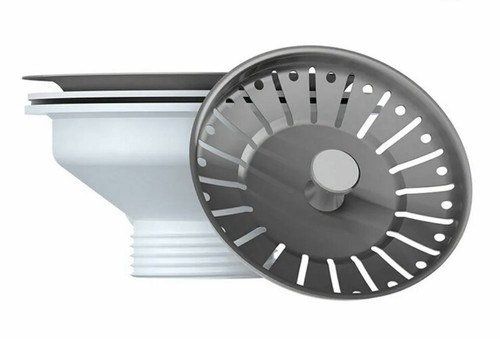 Stainless steel sink - stainless, basket