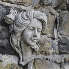 Beautiful Rose Lady Face Wall