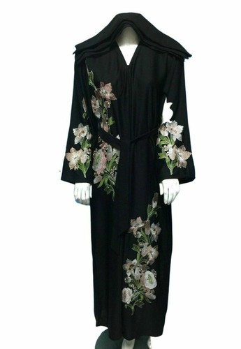 Women black open front - women's,