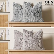 Cushion Covers Faux Fur Fleece