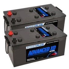 Pair of Advanced 625 XD Commercial Batteries Truck Lorry STARTER BATTERIES