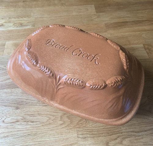 Vtg bread crock made - made, italy