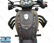 Tank Cover Faux Leather Brown