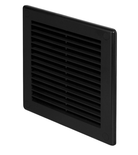 Black air vent grille with - air,