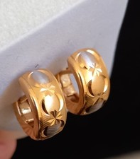 22ct Pair of Gold Hoop