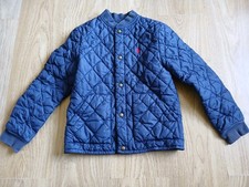 Boys Polo Ralph Lauren Blue Quilted Coat M 10-12 Yrs 10-11 Winter Jacket