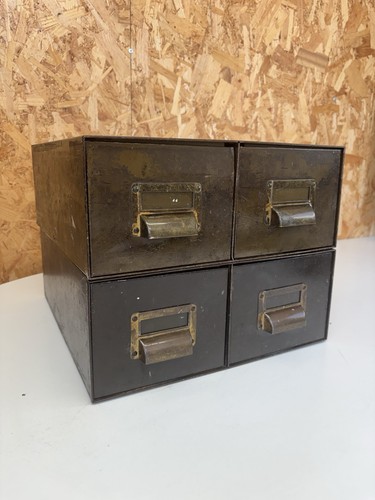 Two vintage industrial metal - two,