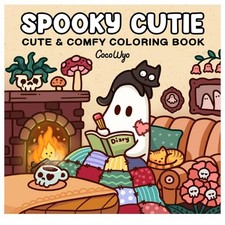 Spooky Cutie Coloring Book for