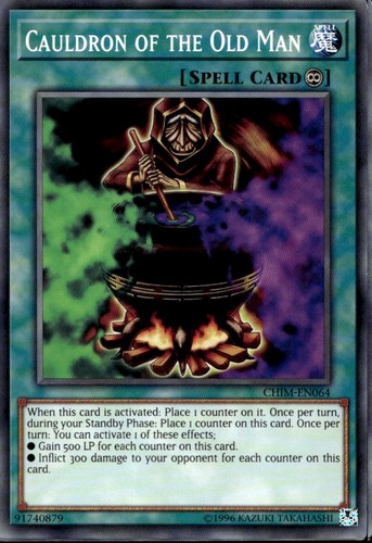 Cauldron the old man - of,