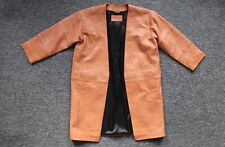 Bolongaro Trevor genuine leather duster coat, oversized S/M, exc cond!