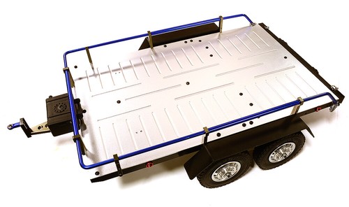 Blue machined alloy flatbed - blue,