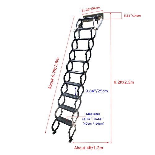 Attic ladder folding loft - ladder,