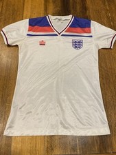 Admiral England 1980 1983 home soccer jersey football shirt Original Vintage