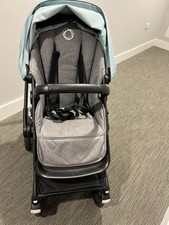 Bugaboo Fox 2 pram stroller vapour blue grey melange (including baby carrycot)