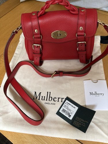 Mulberry mini alexa heavy - mulberry,