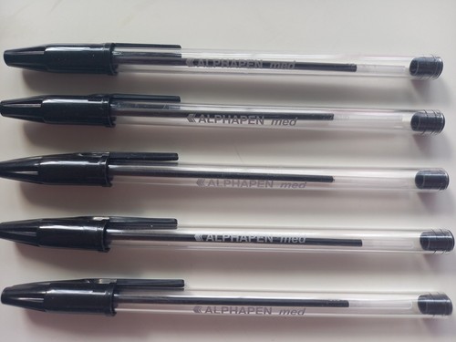 Black alpha ballpoint - black,