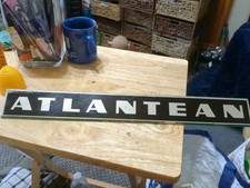 Leyland Atlantean Bus Sign Slightly Scratched From Wear and Use See Photos