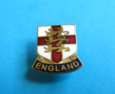 ENGLAND Pin Badge. VGC. Unused. Hard Enamel. 3 Lions. Football, Rugby, Athletics