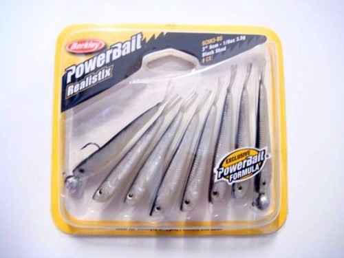 Powerbait black shad pack - 2,