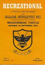 Alloa Athletic v Meadowbank