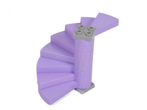 Lego stairs lavender x8 - lavender, (x8