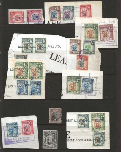 Rhodesia various values all - various,