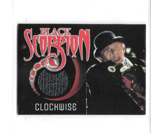 Black scorpion costume card - black,