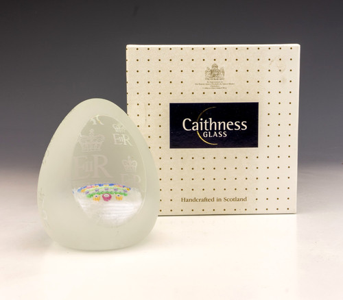 Caithness glass paperweight - paperweight,