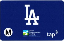 LA Metro TAP Card L.A. DODGERS
