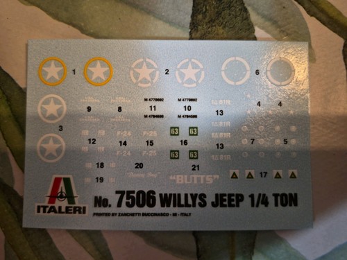 Italeri 7506 4 ton 4x4 - italeri,