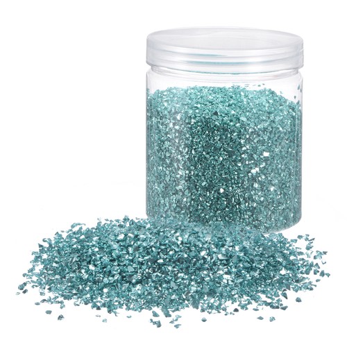 454g crushed glass chips 6mm - chips, 3-6mm