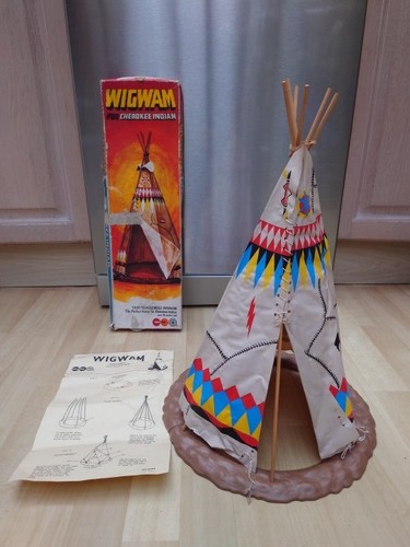 Marx toys wigwam cherokee - toys,