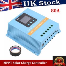80A 12/24/36/48V MPPT Solar Charge Controller Battery Regulator Charge NEW
