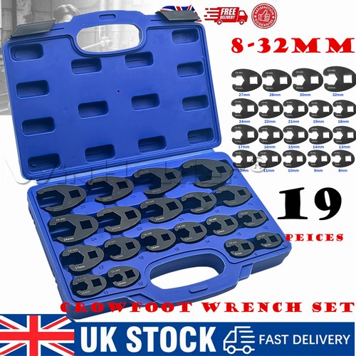 19pcs crowfoot wrench - wrench, set