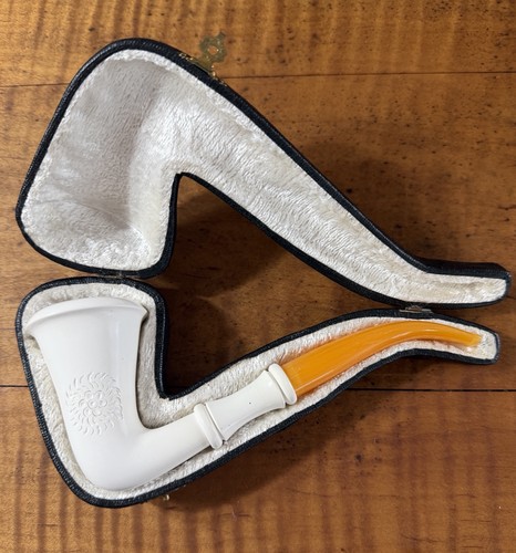 Vintage smooth calabash pipe - calabash,