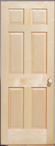 Birch panel interior door - interior,