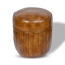 Real Genuine Leather Round
