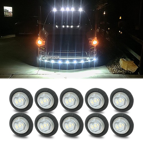 10x led round bullet side - 3/4"led,