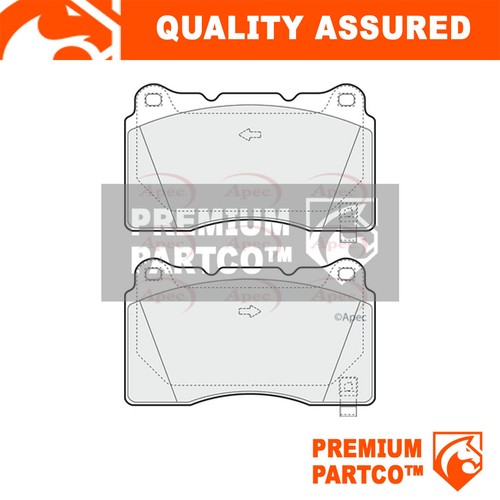 Premium front rear - front, pads