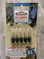 Pack Of 5 Noma Lv Lamps replacement Bulbs 2.4 V