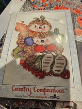 New SLEIGH RIDE Christmas Cross Stitch KIT Country Companions DMC K878