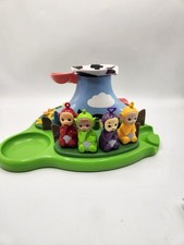 Tomy Teletubbies Bath Toy Playset with Four Characters and Slide