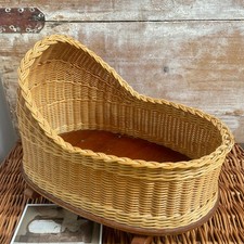 Vintage wicker rocking - wicker, doll