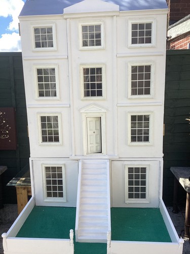 Georgian dolls house and - dolls,