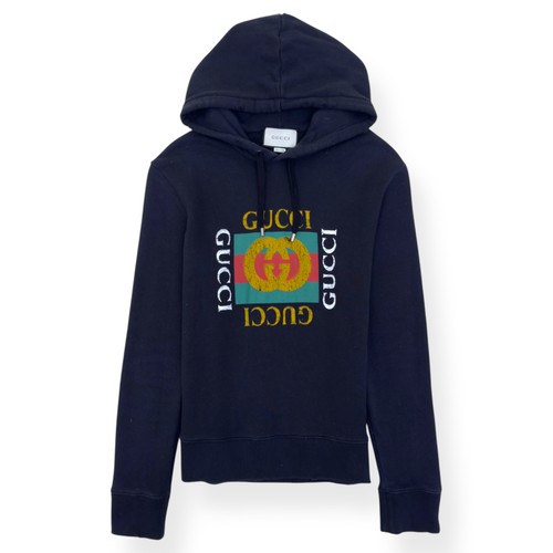 Gucci logo print - logo, distressed