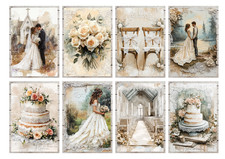 Wedding Card Toppers for A6