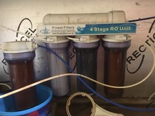 Finest filters 4 stage system with extra DI vessel system, pump + bundle 